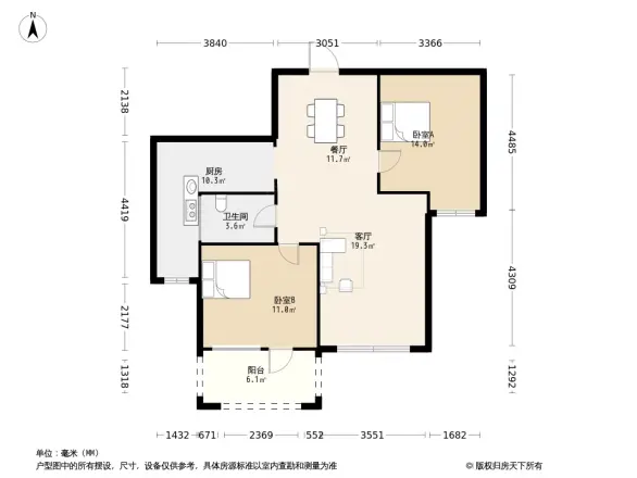 天马相城四期户型图