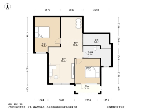 天马相城四期户型图