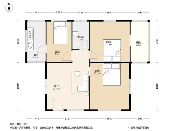 金胜小区户型图