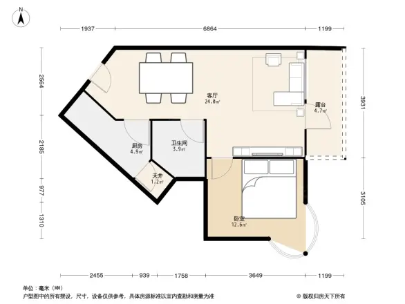 天马相城二期户型图