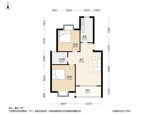 吉利名苑户型图