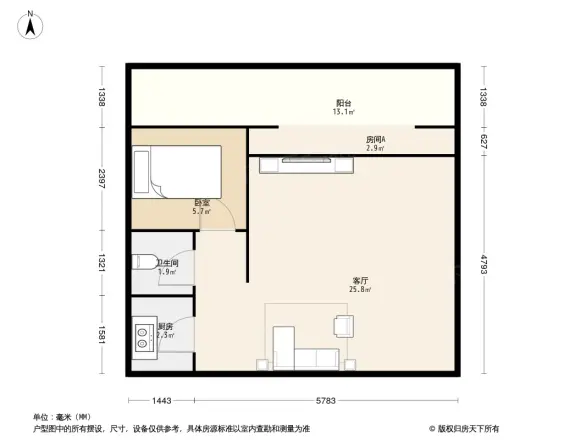 云峰公馆户型图