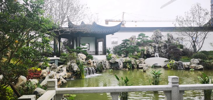 蜀道蓝城·桃李春风商住楼实景图