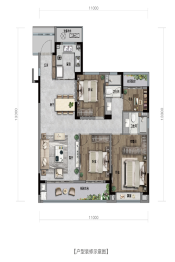 大溪峯华苑4室2厅1厨2卫建面130.00㎡