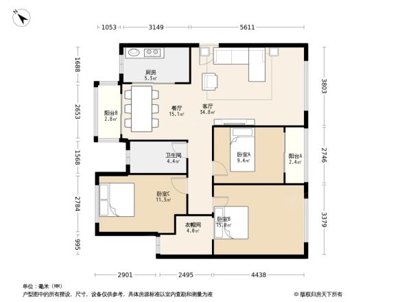 兰亭春晓户型图