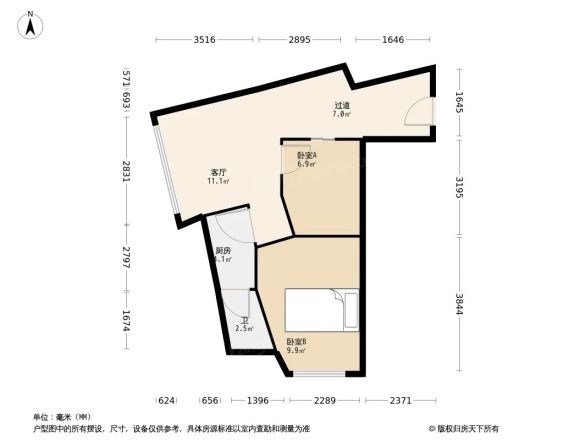 香槟小镇户型图