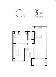 中骏璟荟3室2厅1厨2卫建面98.00㎡