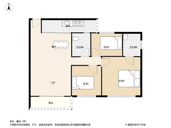 俊和闲庭户型图