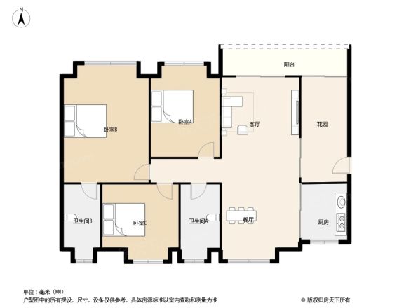 俊和闲庭户型图