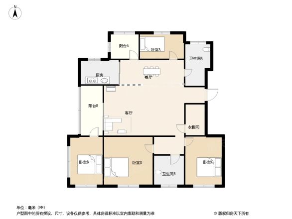 三江国际花园户型图