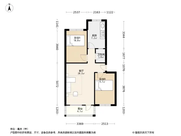 朔方小区户型图