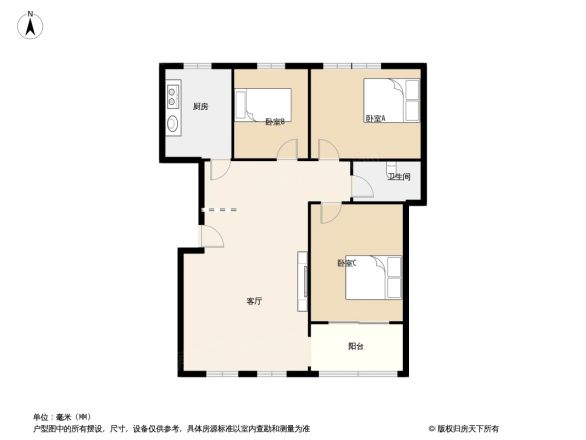 毕加索花园户型图