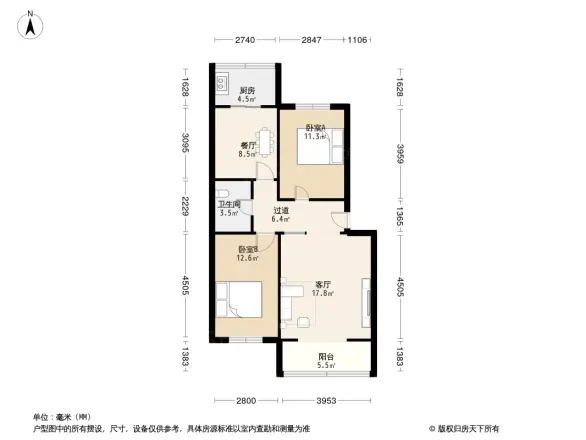 朔方小区户型图