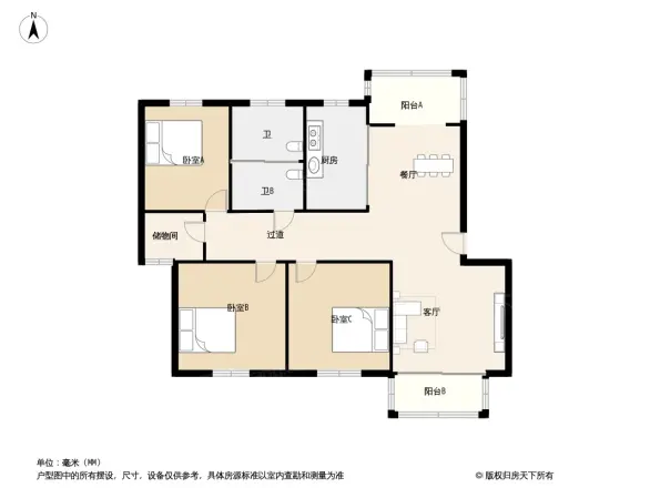 青莲花园户型图