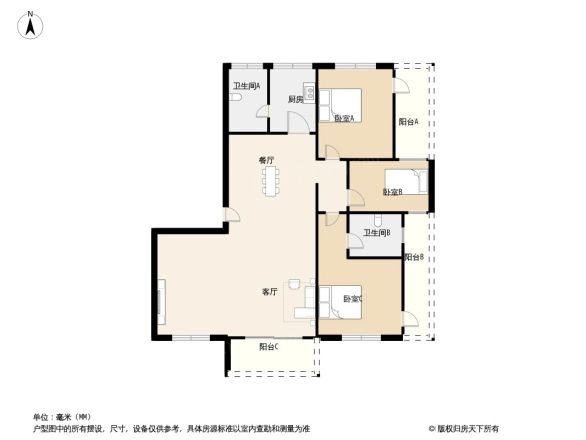 南辉花园户型图