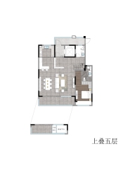 保利天珺5室2厅1厨4卫建面197.00㎡