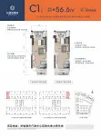 C1户型56.6平买一层得两套