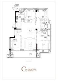 均和雨山前4室2厅2卫建面111.00㎡