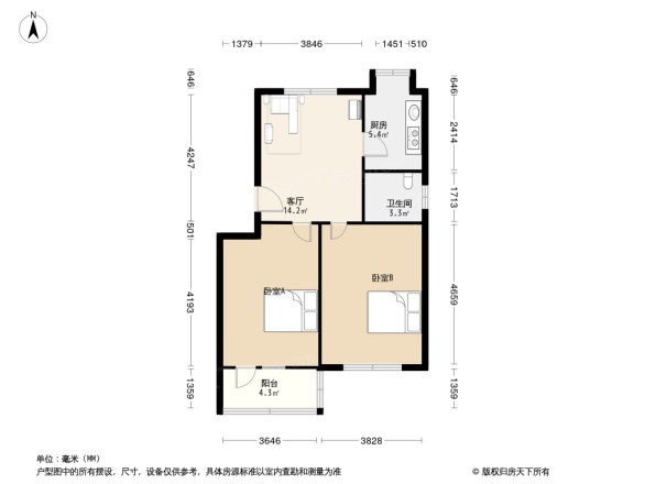 华淮小区户型图