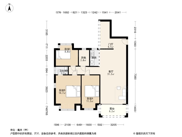 爱琴湾户型图