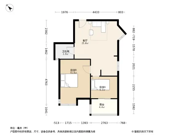 兴元华盛一期户型图