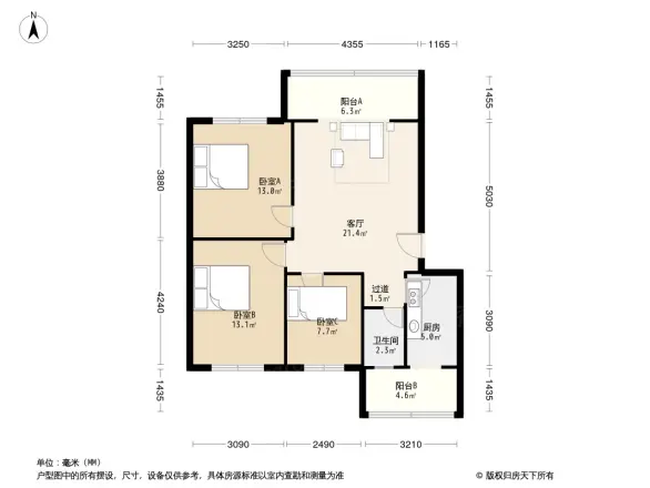 金科苑六区户型图