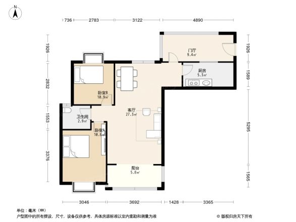 润禾花园户型图