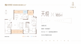 长房国际广场4室2厅2厨2卫建面185.00㎡