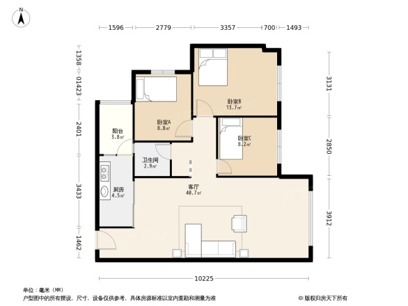丽都佳苑户型图