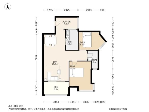 锦丽华庭户型图
