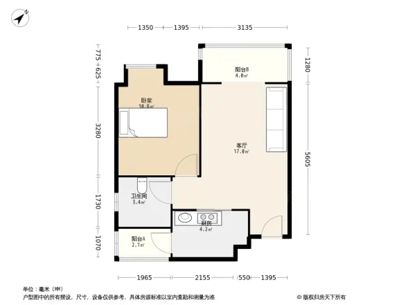 西汇鹃声里户型图
