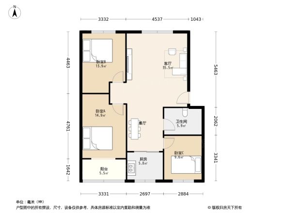 安居苑温江户型图