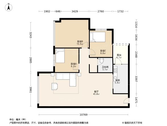 丽都佳苑户型图