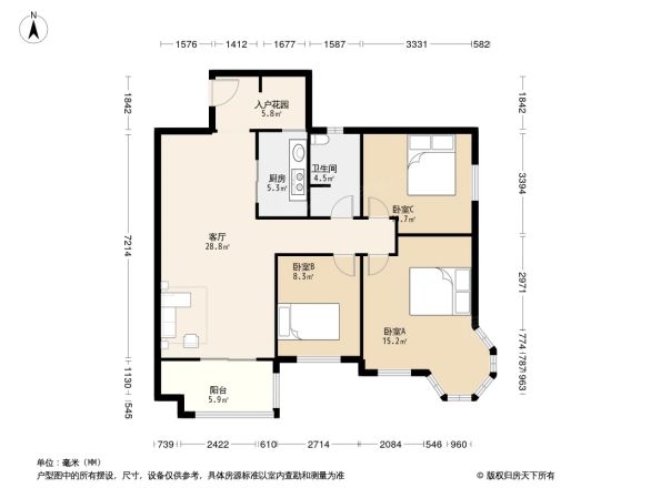 温江花语岸户型图