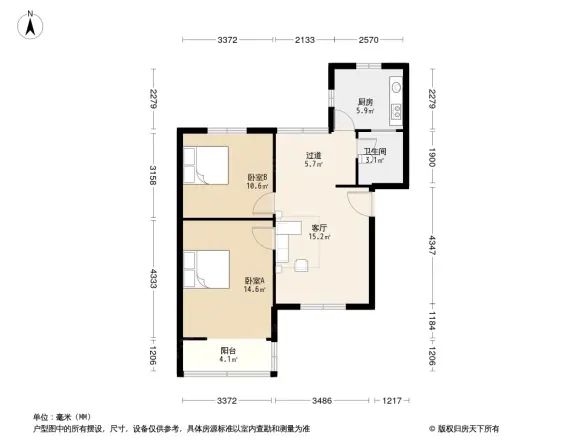 华新中街户型图