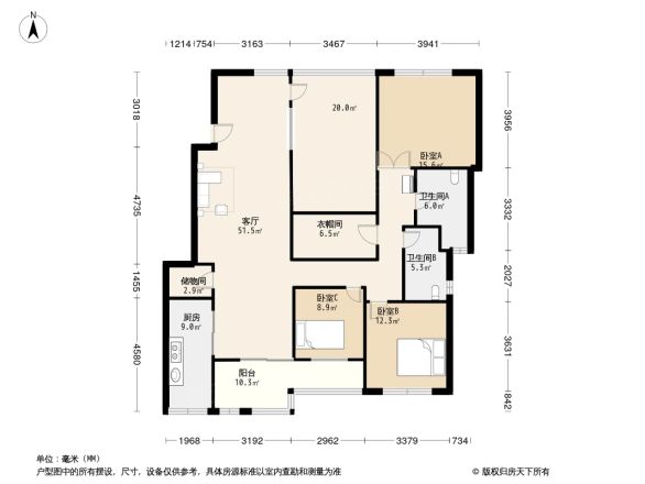 金沙西墅户型图