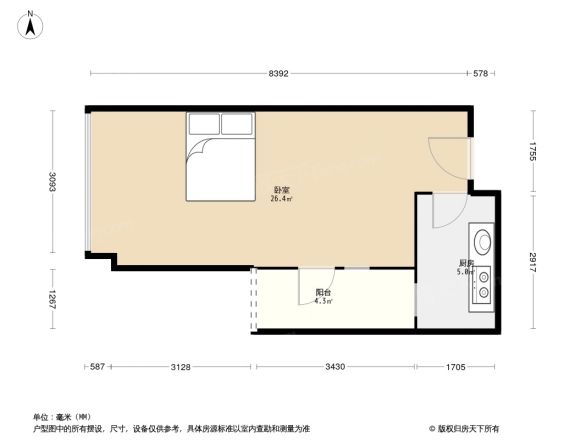 风临国际公馆户型图