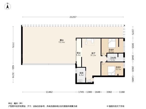 明信鹭湾户型图