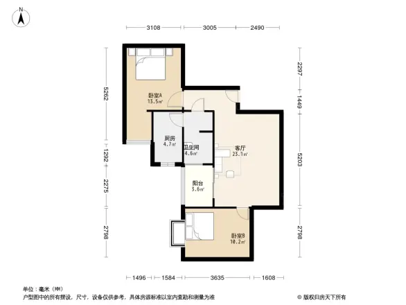 博雅新城a区户型图图片