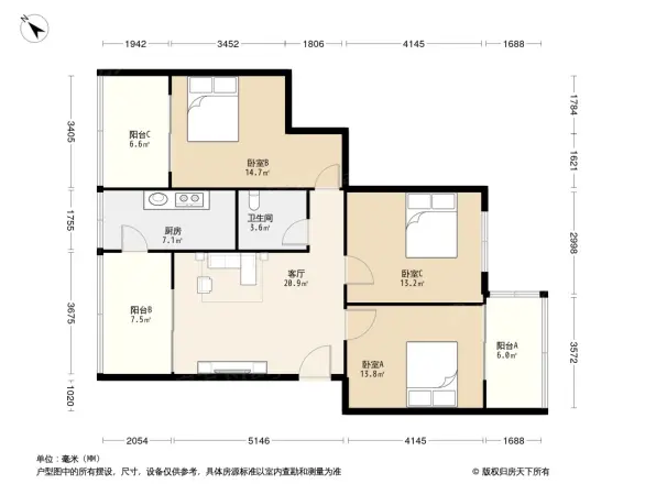 隆发苑户型图