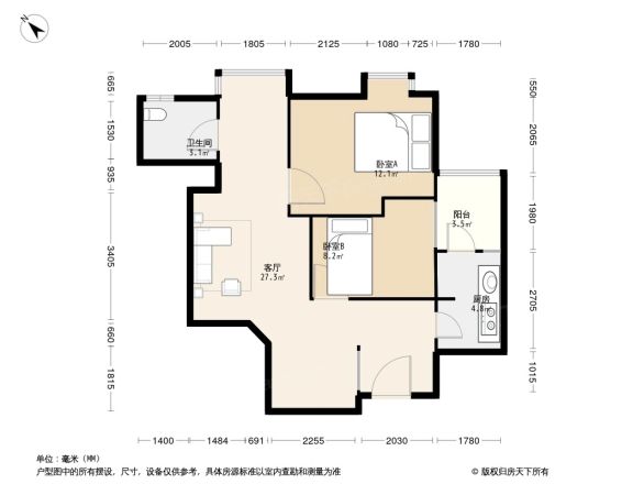 维也纳花园户型图