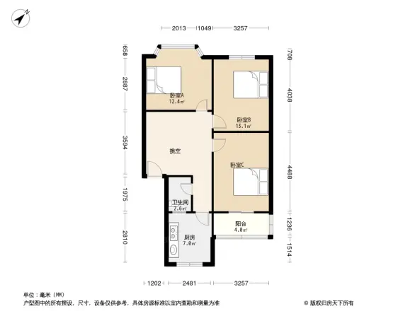 青羊小区(成都)户型图