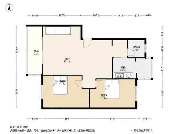 二十一世纪花园一期户型图