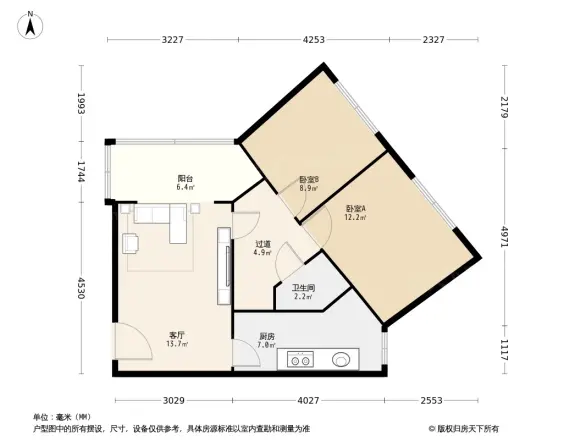 澳深花园户型图