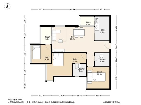 建发中央鹭洲户型图
