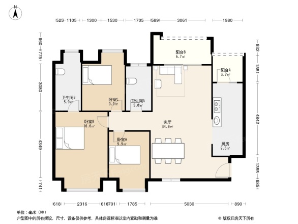 成怡嘉苑户型图