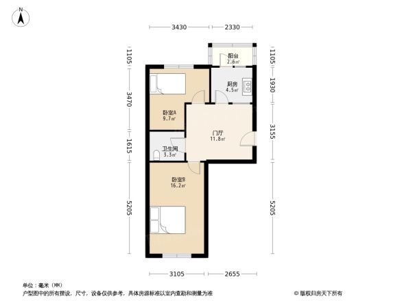 金城小区户型图
