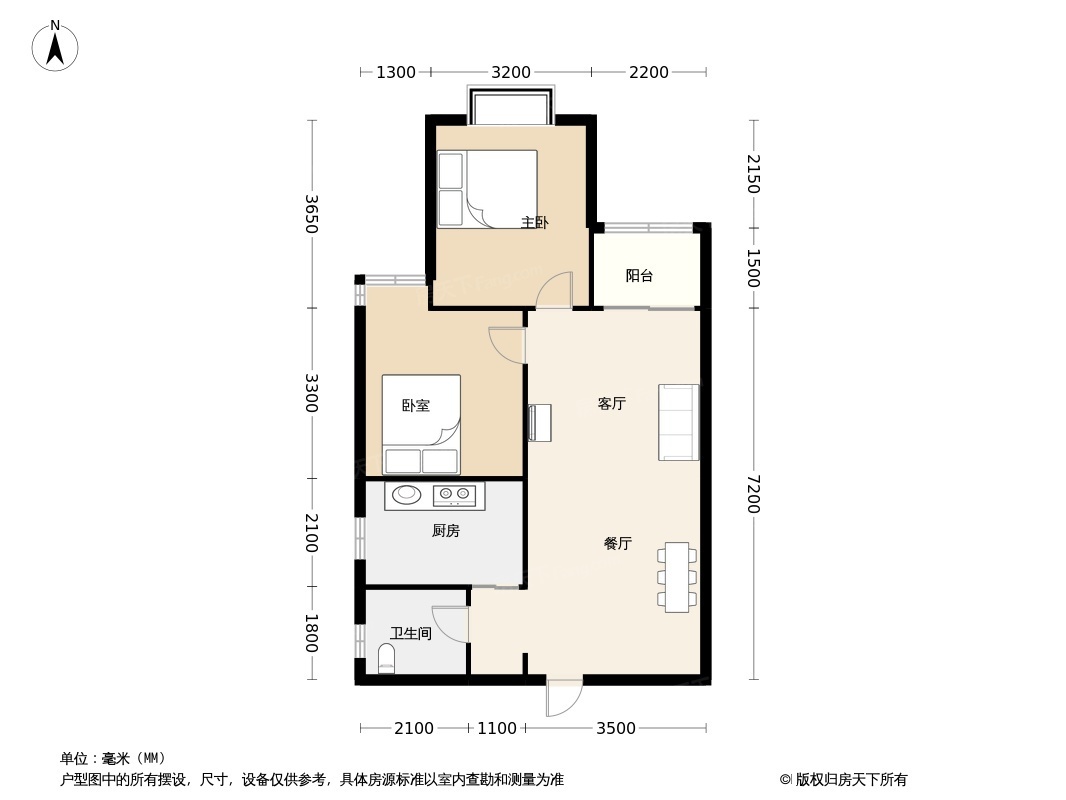 户型图1/2