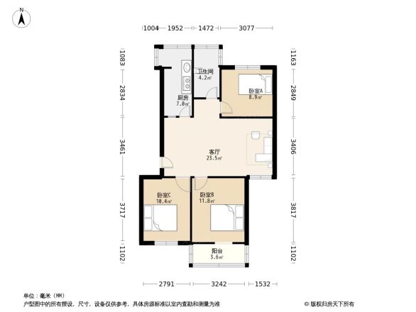 百合花园户型图