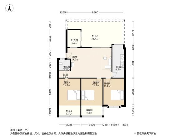 兰亭小区户型图